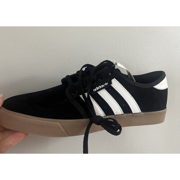 New adidas originals Seeley 'Black White' EE6136 Men Sz 8.5 Shoes Sneakers - Picture 7 of 11